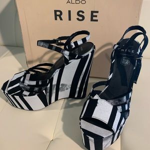 Aldo Rise platform wedge sandal